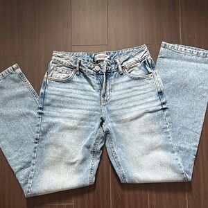 Refuge Light Blue Straight Leg Jeans